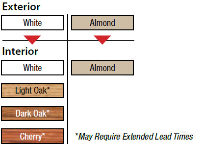 Window Interior Color Options