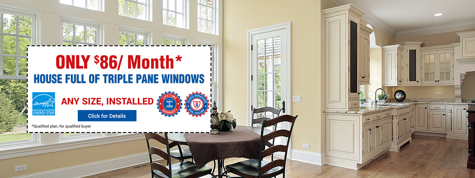 House Full of Triple Pane Windows
