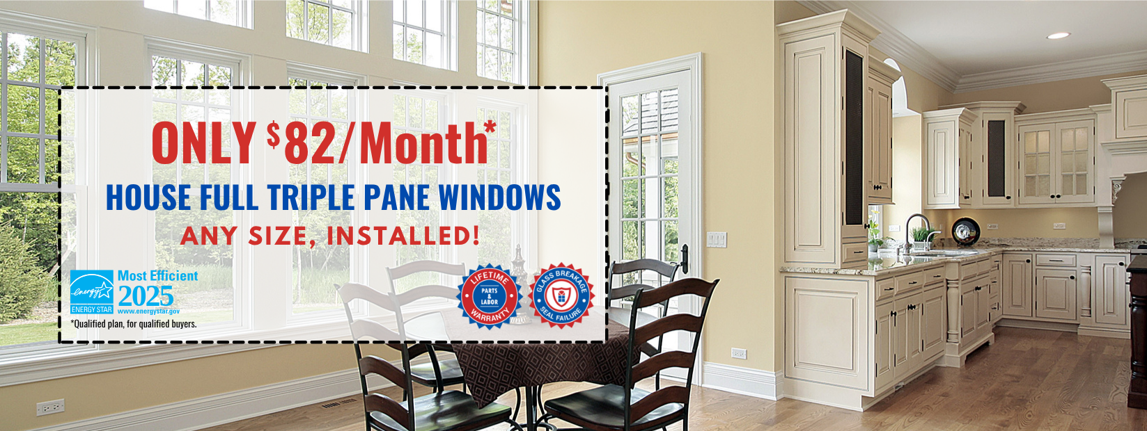 House Full of Triple Pane Windows